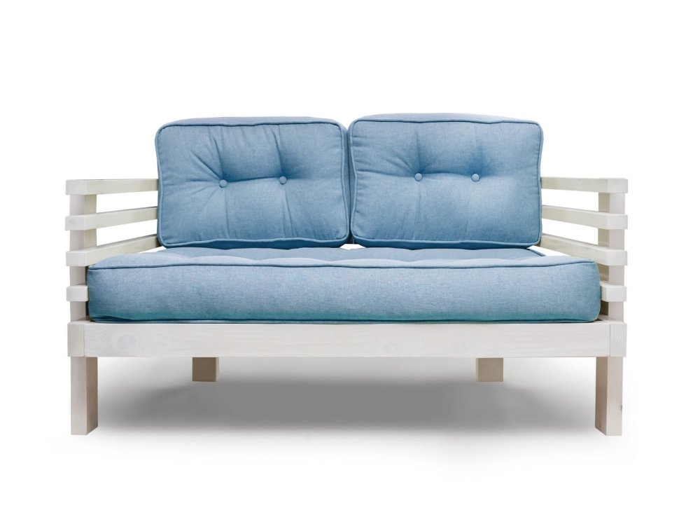 Прямой диван Диван Стоун Мини каркас сосна Беленый дуб