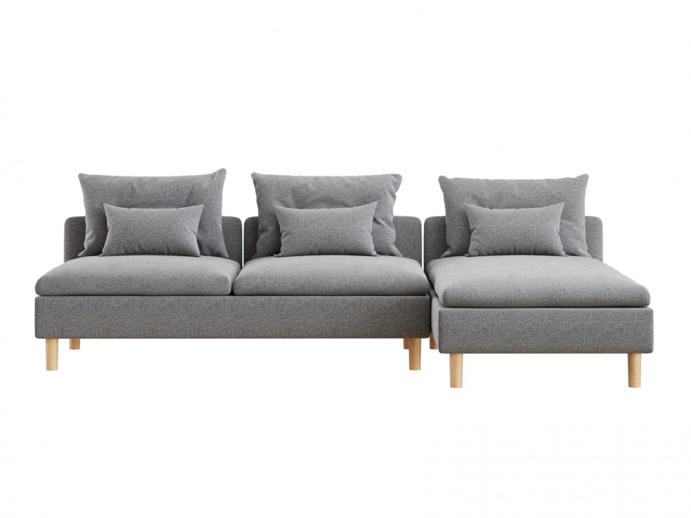 Угловой диван Калисто с оттоманкой