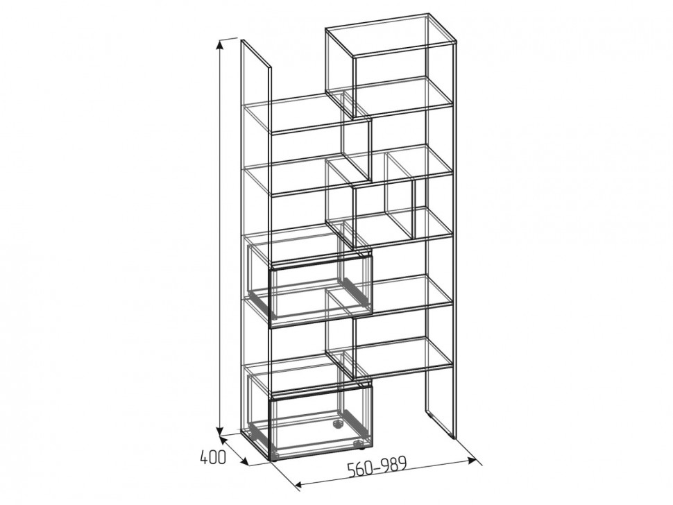 Детский стеллаж-трансформер Лойс
