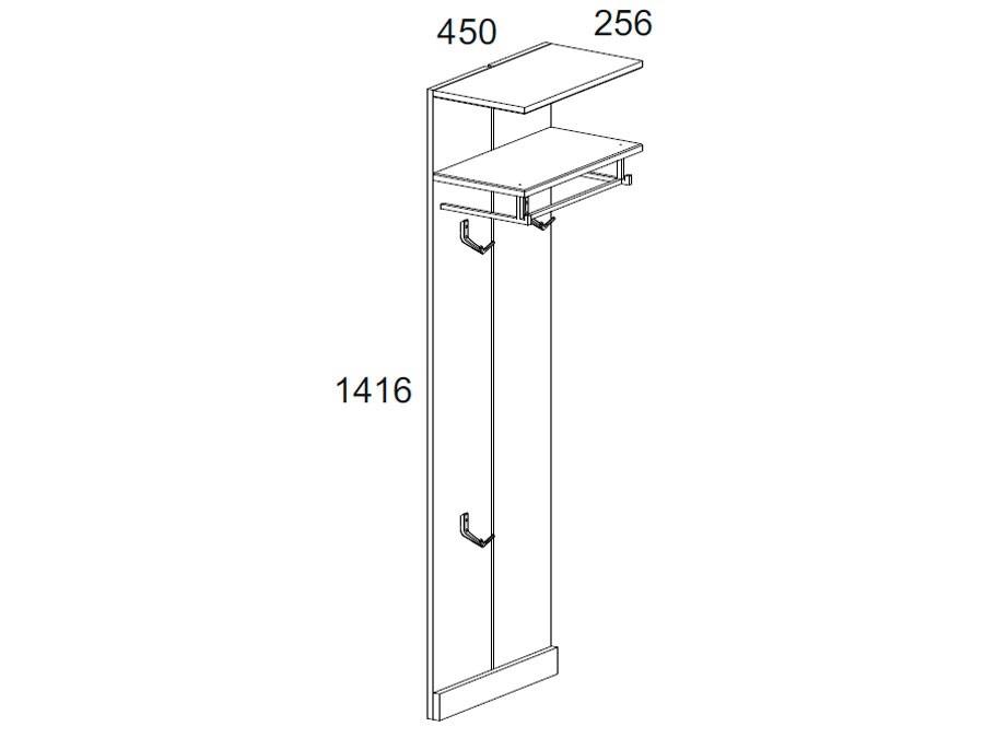 Настенная вешалка 45 Оскар