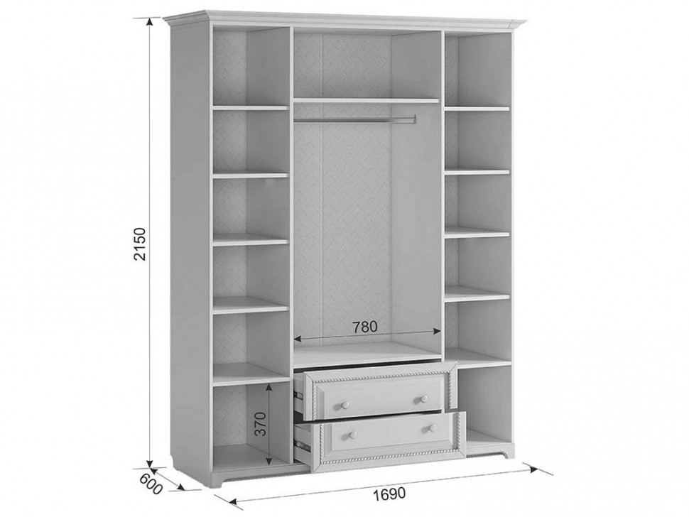 Распашной шкаф Белла