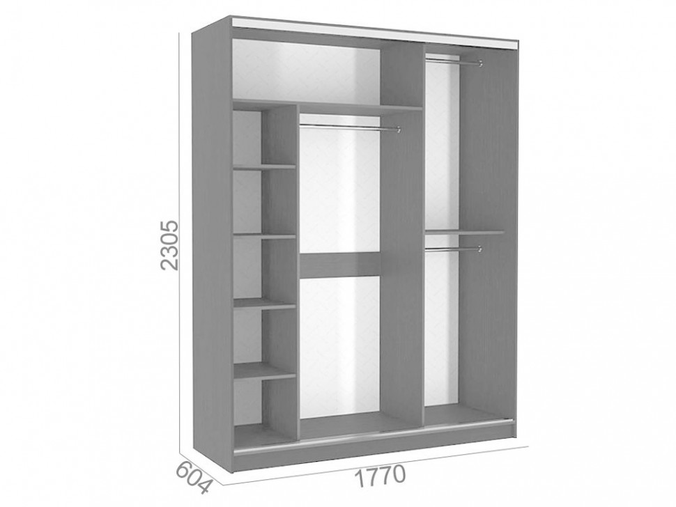 Шкаф-купе Бассо 7 Вечерний город