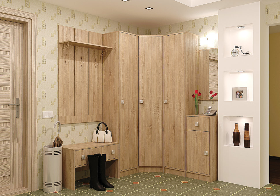 Шкаф угловой Глория 2 107 К Шкаф угловой