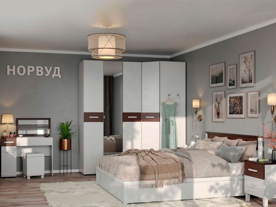 Прикроватная тумба Тумба прикроватная Норвуд