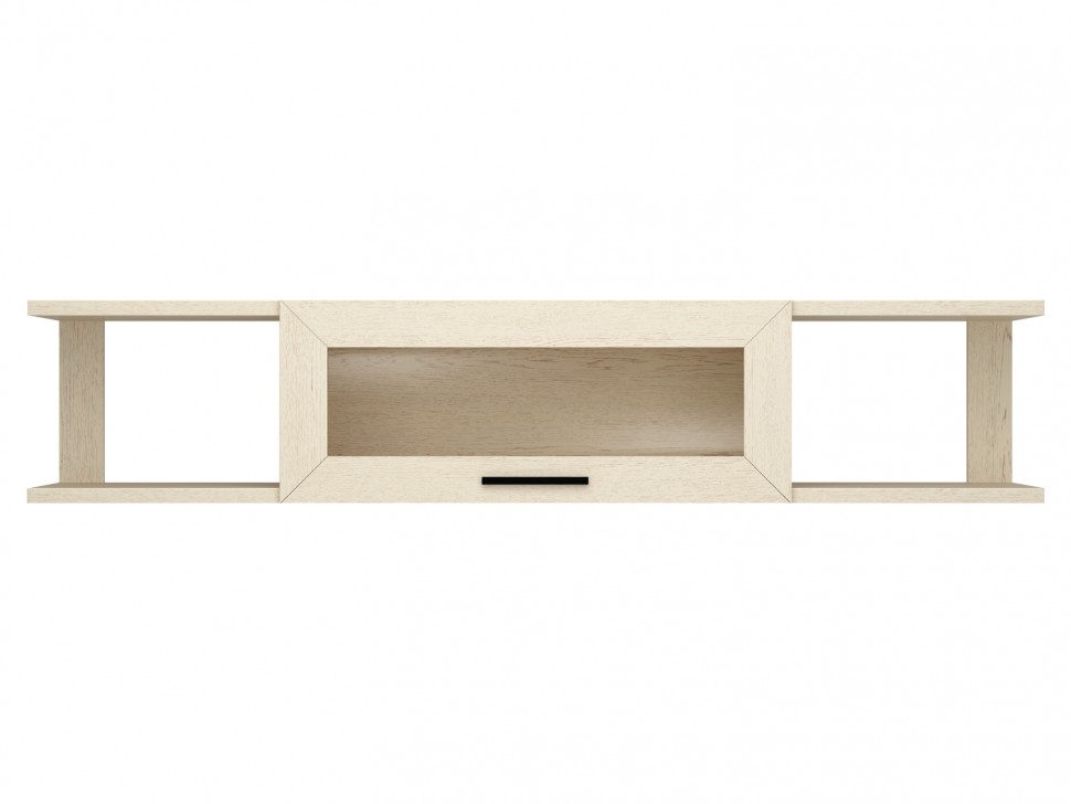 Настенная полка Полка навесная со стеклом 1500 Милан