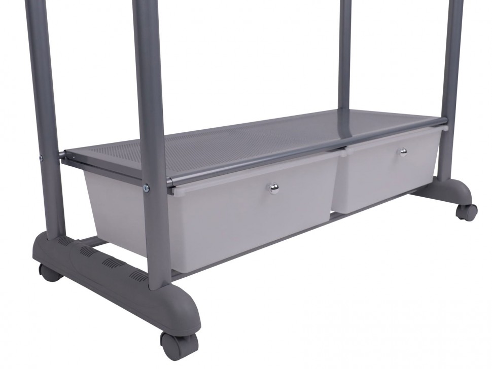 Напольная вешалка Стойка для одежды Cora с ящиками