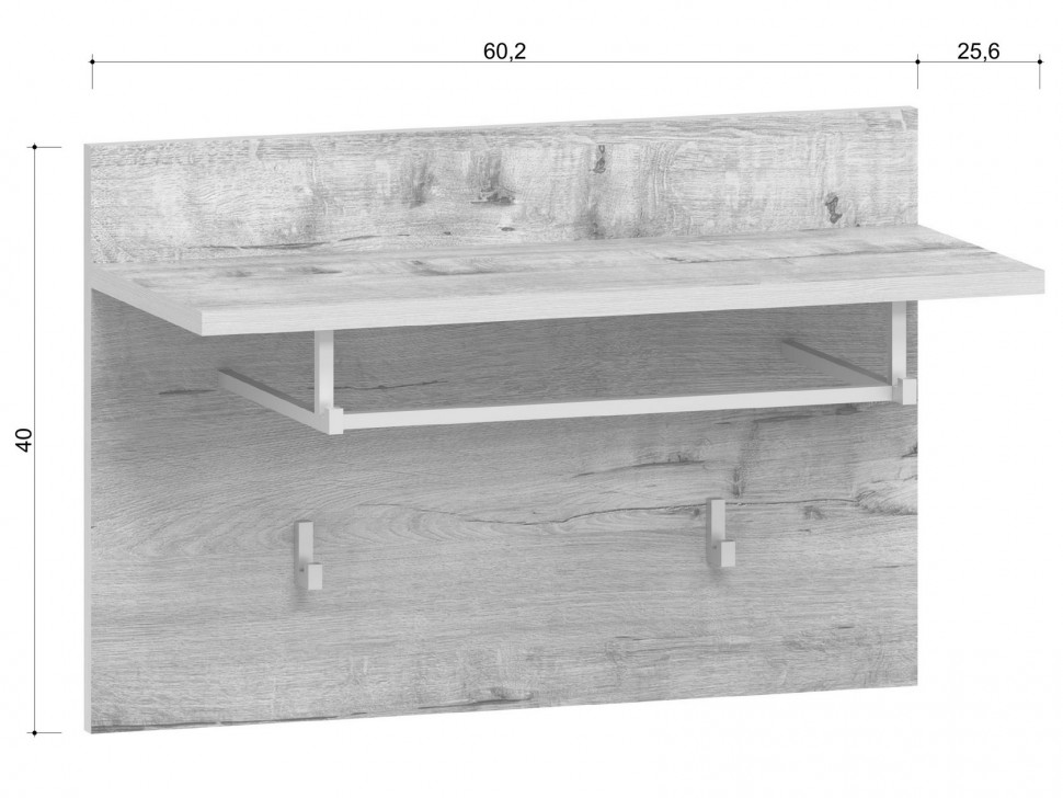 Настенная вешалка Ливорно