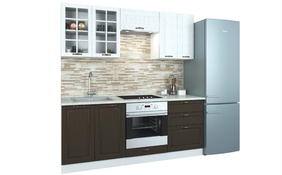 Прямой кухонный гарнитур Кухня Палермо 2 м