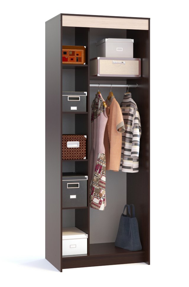 Шкаф-купе Контур ШР-2 с зеркалом