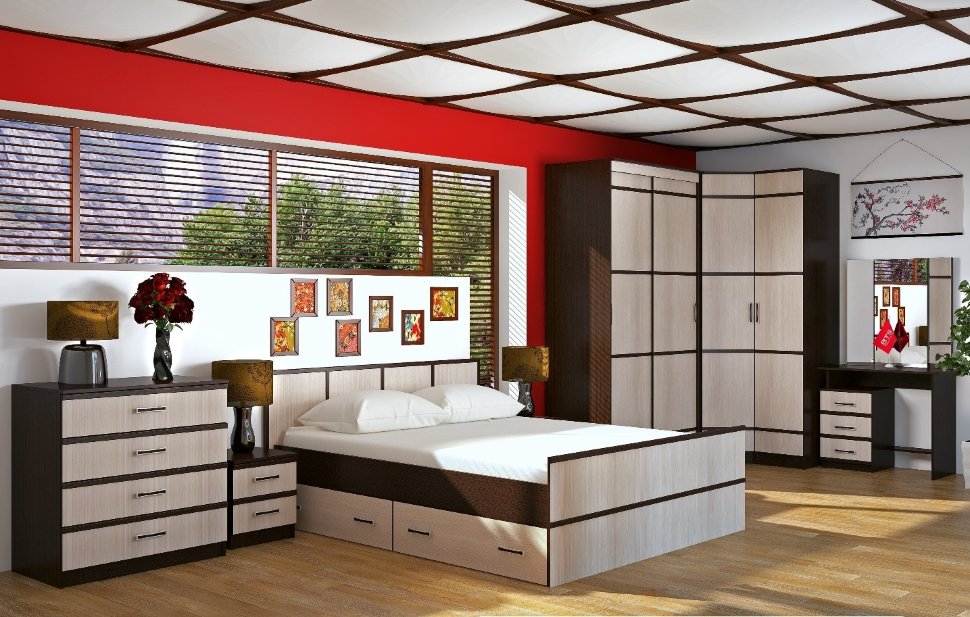 Спальный гарнитур Сакура