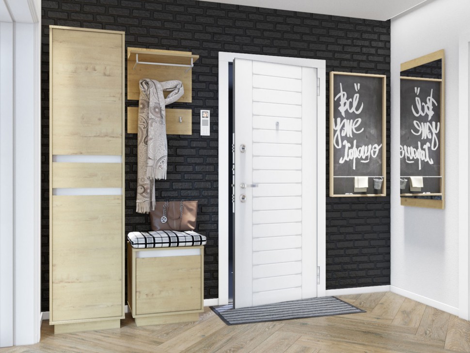 Распашной шкаф Шкаф для одежды 1 дв. Вирджиния 011.81