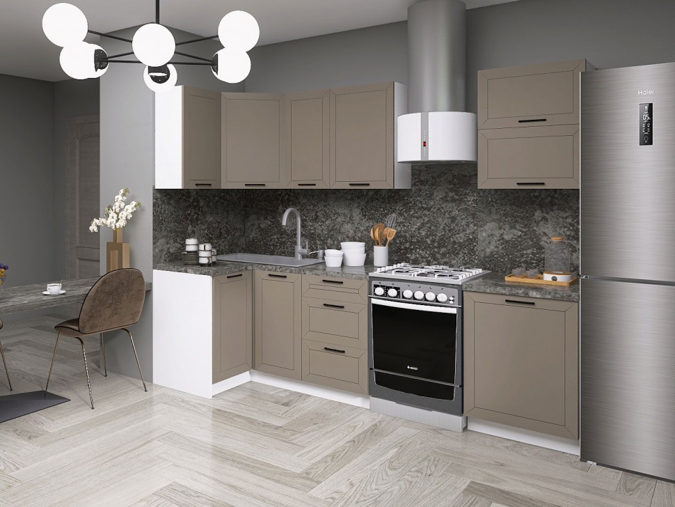 Кухонный гарнитур Вектор 210х100 см