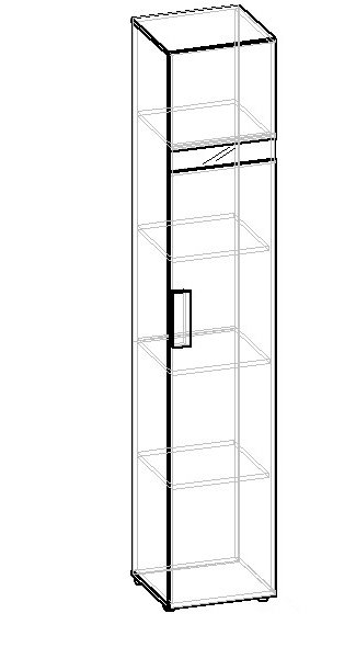 Распашной шкаф Hyper Шкаф для белья 2