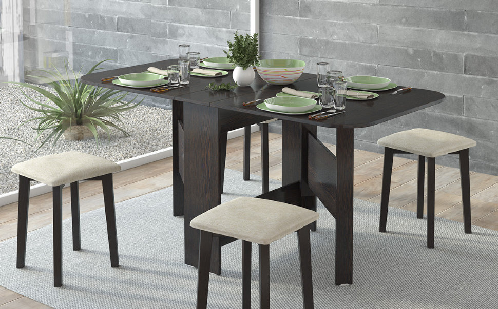 Узкий стол-книжка раскладной Т1