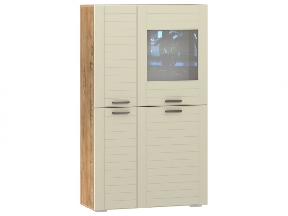 Шкаф-витрина Шкаф комбинированный  Ливорно 011.48-01