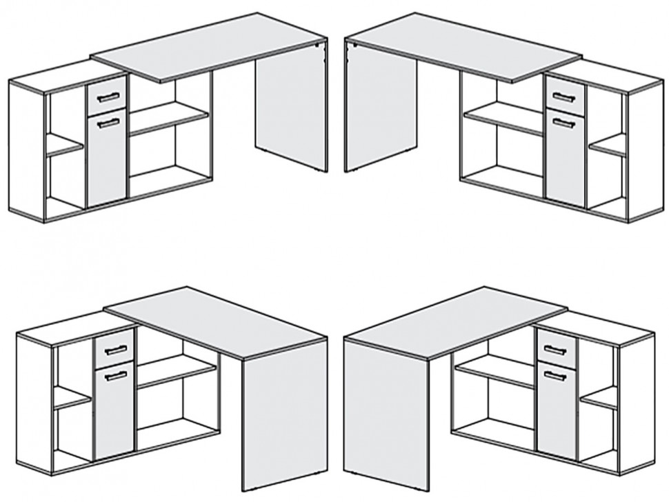 Письменный стол Мист-2