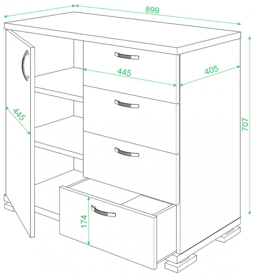 Тумба ТБ-4МН