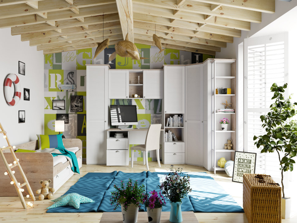 Стеллаж Ривьера ТД 241.07.24 Стеллаж торцевой