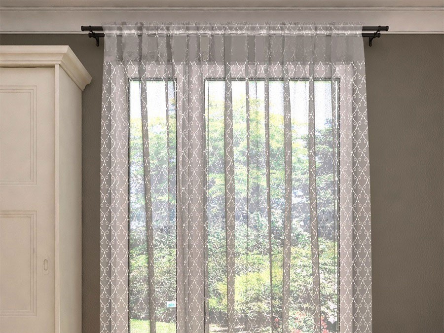 Тюль Сетка Вышивка белый 300х270 00-00803823