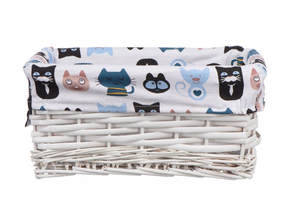 Стеллажная корзина Котики