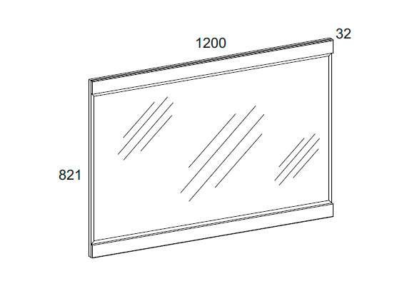 Настенное зеркало Джаз