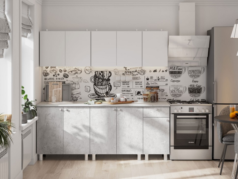 Кухонный гарнитур Кайган 200 см