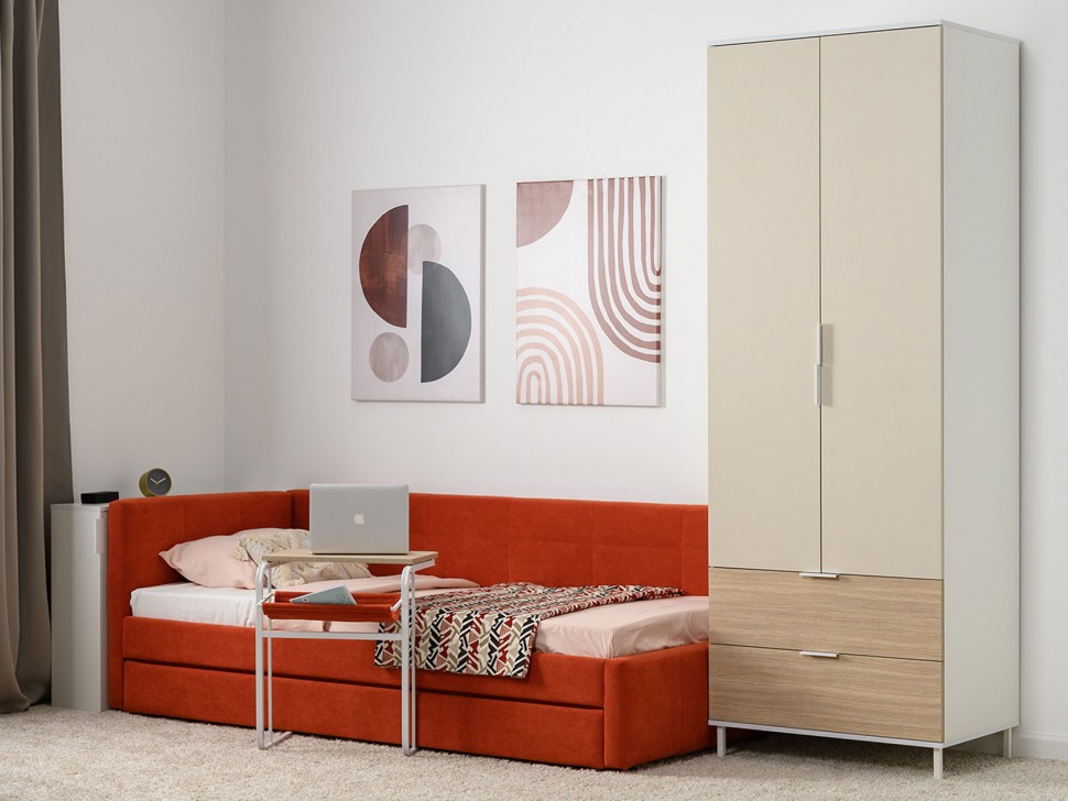 Детский шкаф Марвэл 2 двери 2 ящика