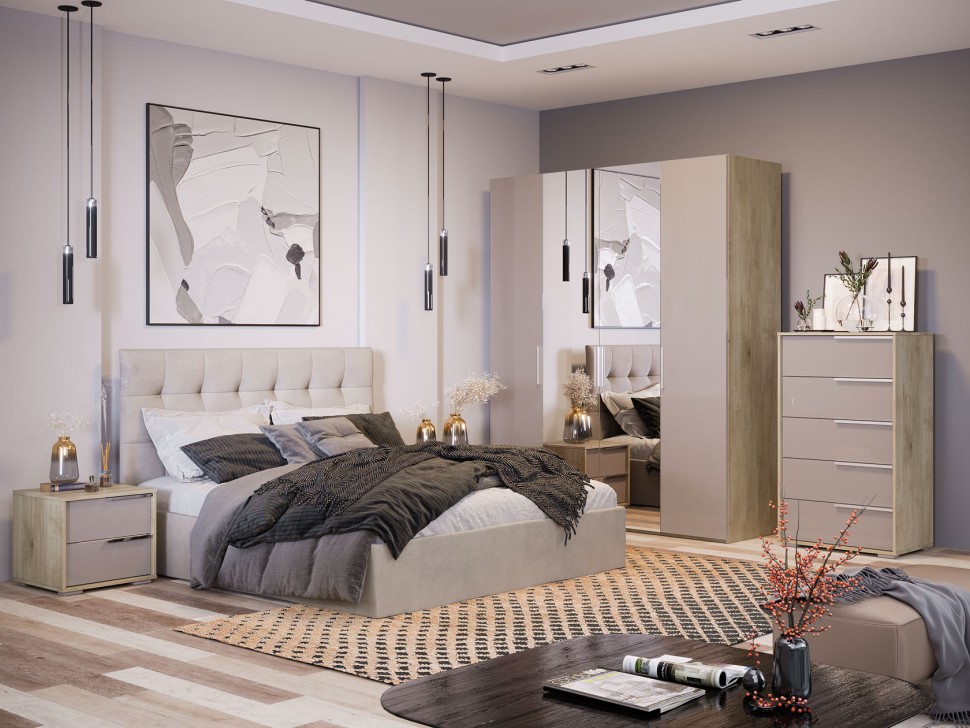 Распашной шкаф Шкаф 4 дв Эмбер