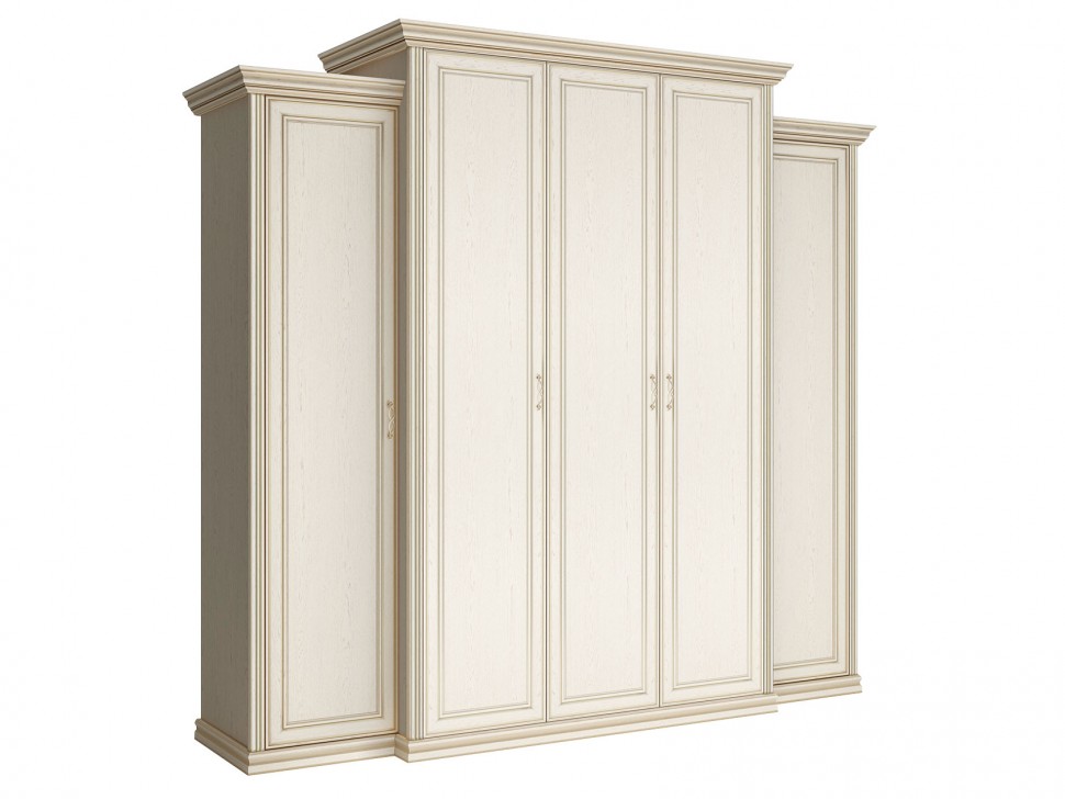 Распашной шкаф Шкаф 5-ти дверный с пеналами глухой Венето