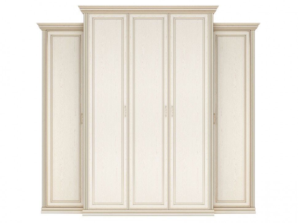 Распашной шкаф Шкаф 5-ти дверный с пеналами глухой Венето