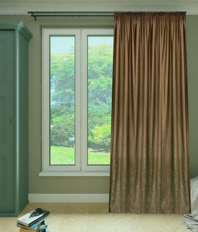 Штора Софт мокрый песок