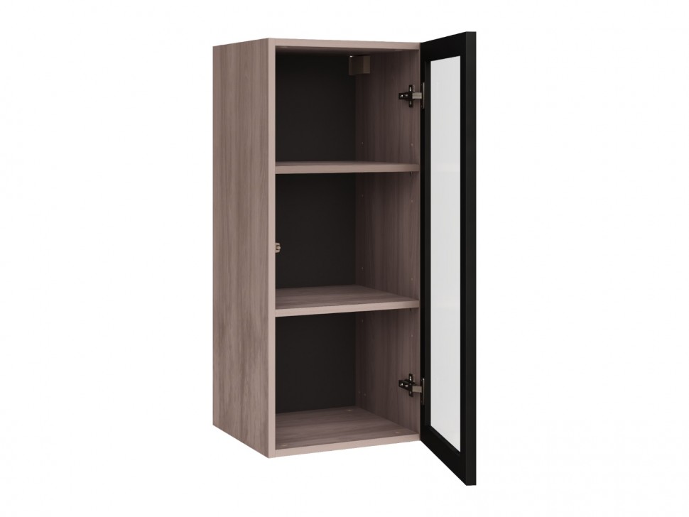 Навесной шкаф-витрина Роквуд