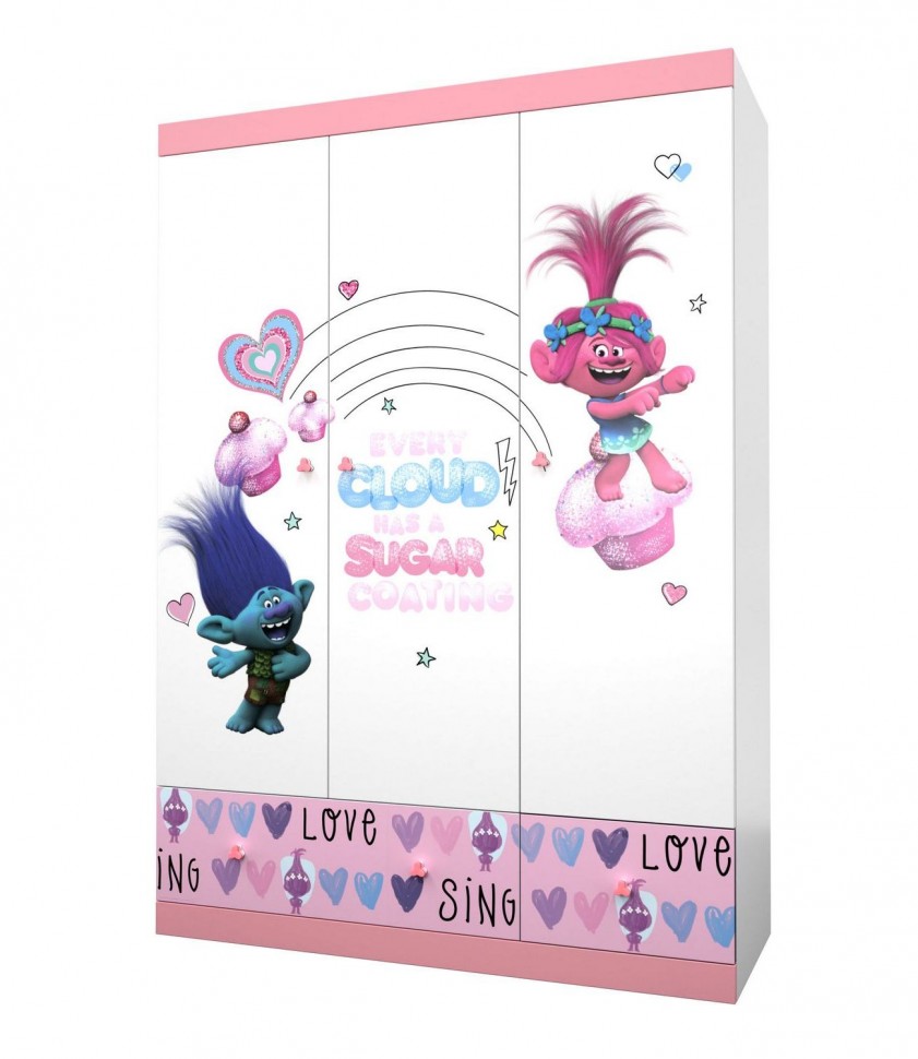 Шкаф детский Тролли