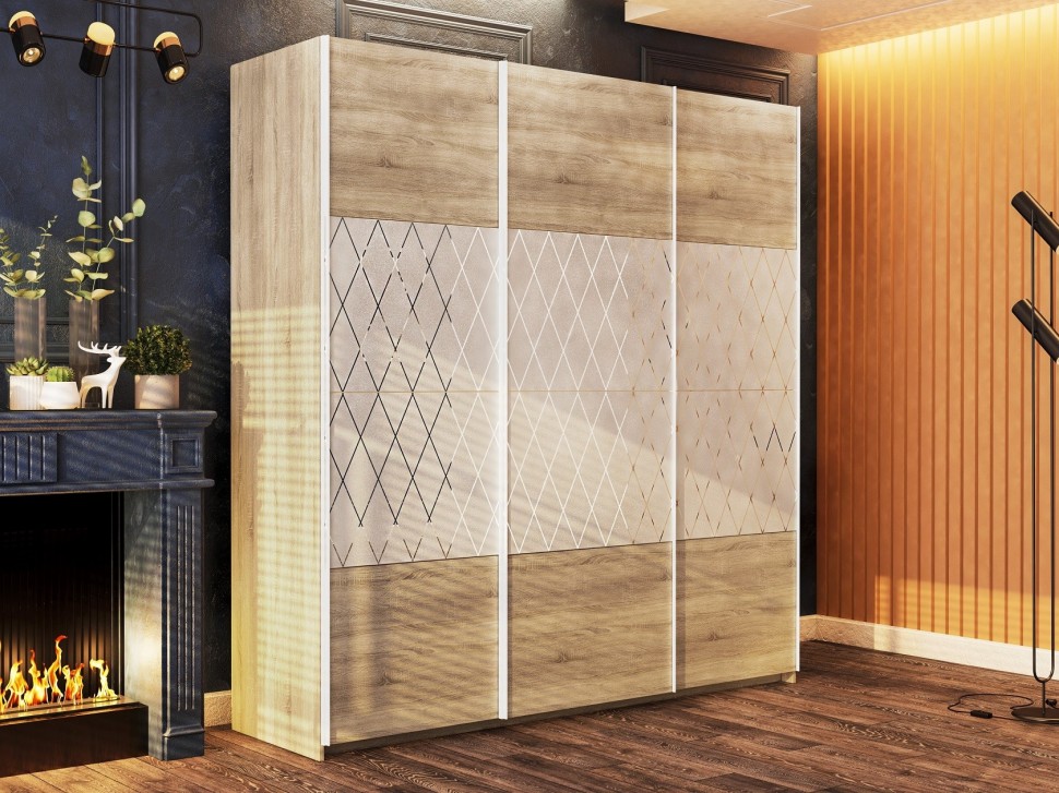 Шкаф-купе Шкаф-купе Фортуна 12 три двери