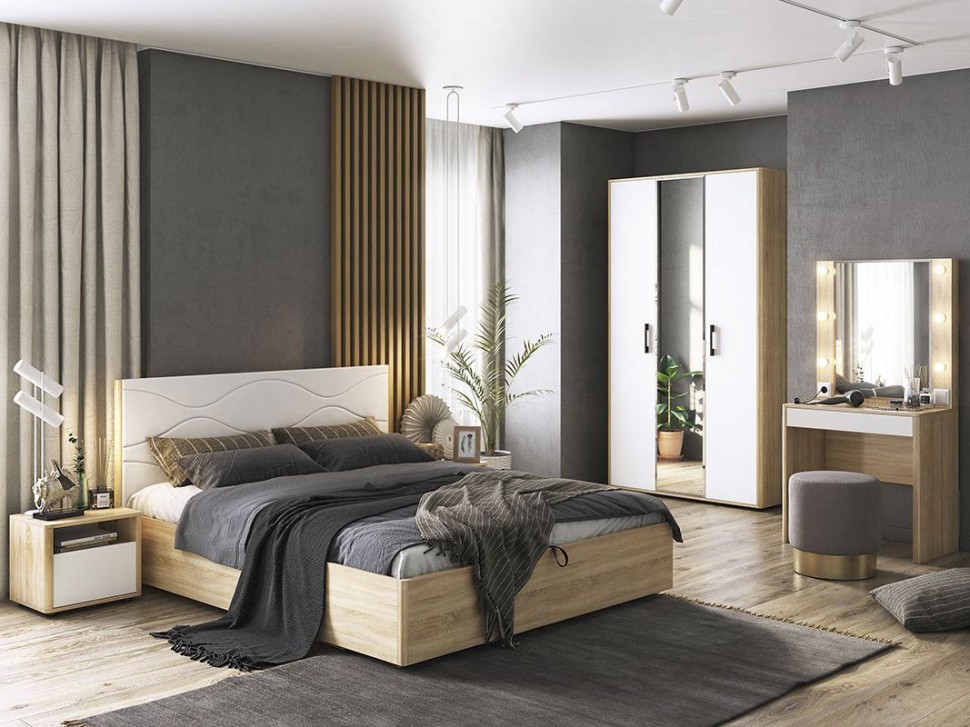 Распашной шкаф Шкаф 3 дв Зара 2 SMZ-10.1623