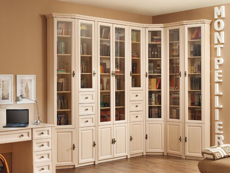 Стеллаж Montpellier Шкаф для книг 7