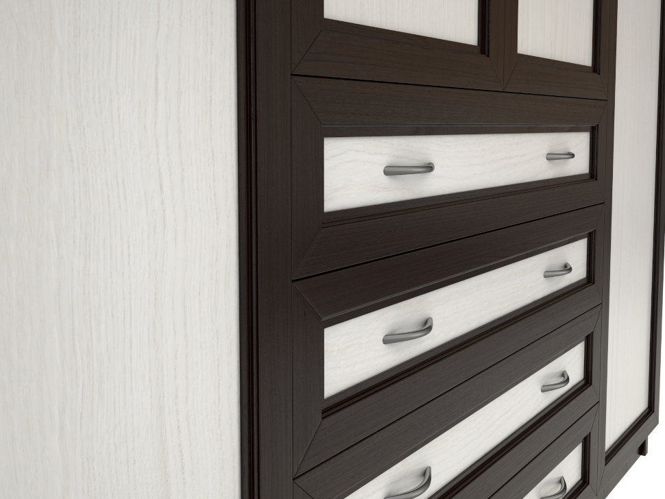 Распашной шкаф с ящиками Мерлен