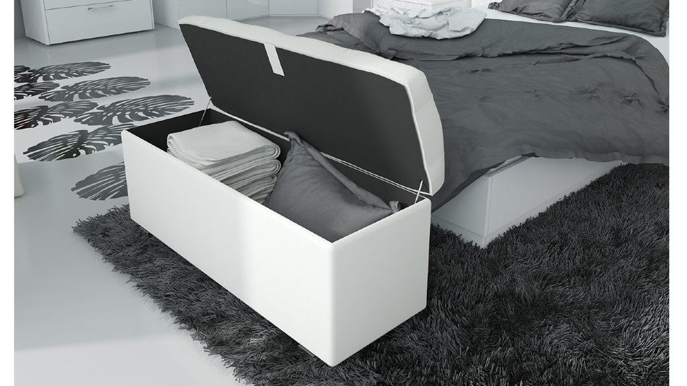 Большой пуф-сундук с крышкой Триада