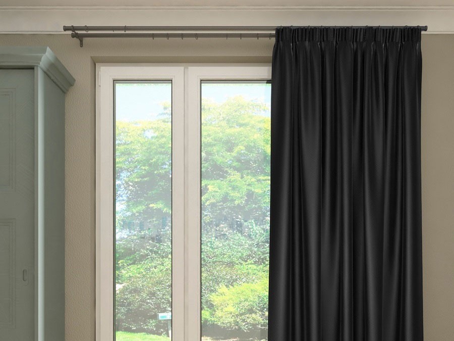 Штора Блэкаут черный