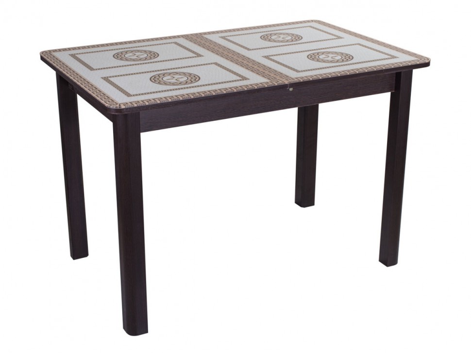 Кухонный стол Танго ПР со стеклом с ножками 04