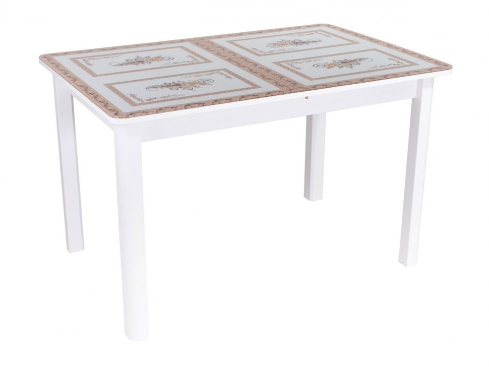 Кухонный стол Танго ПР со стеклом с ножками 04