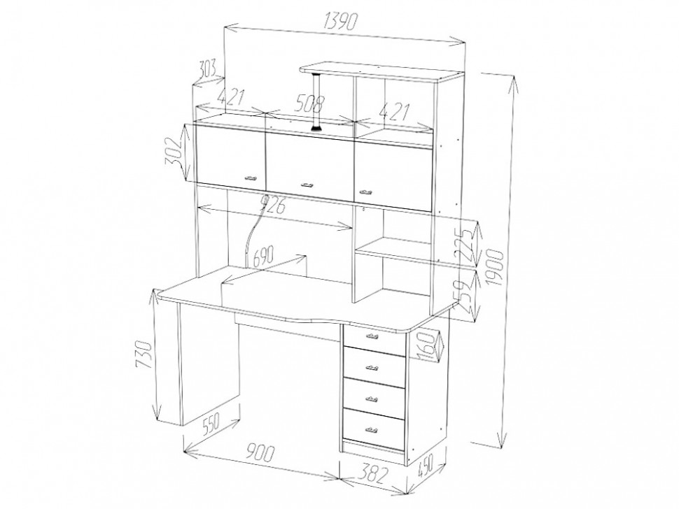 Компьютерный стол СК