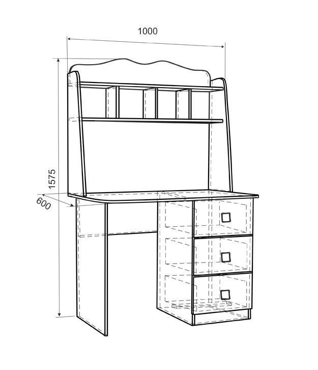 Письменный стол Фэнтези