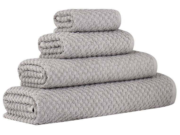 Полотенце махровое "KARNA" с жаккардом DAMA 90x180 см